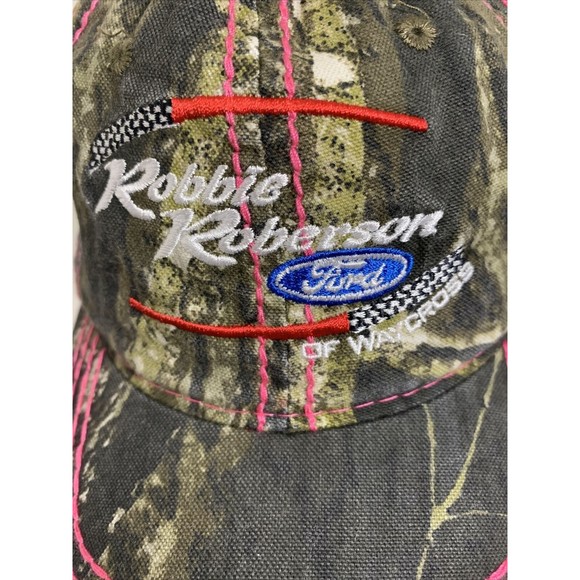 Robbie Roberson Ford Dealership Waycross GA Pink Camouflage Hat Cap Camo Hunting - Picture 3 of 10
